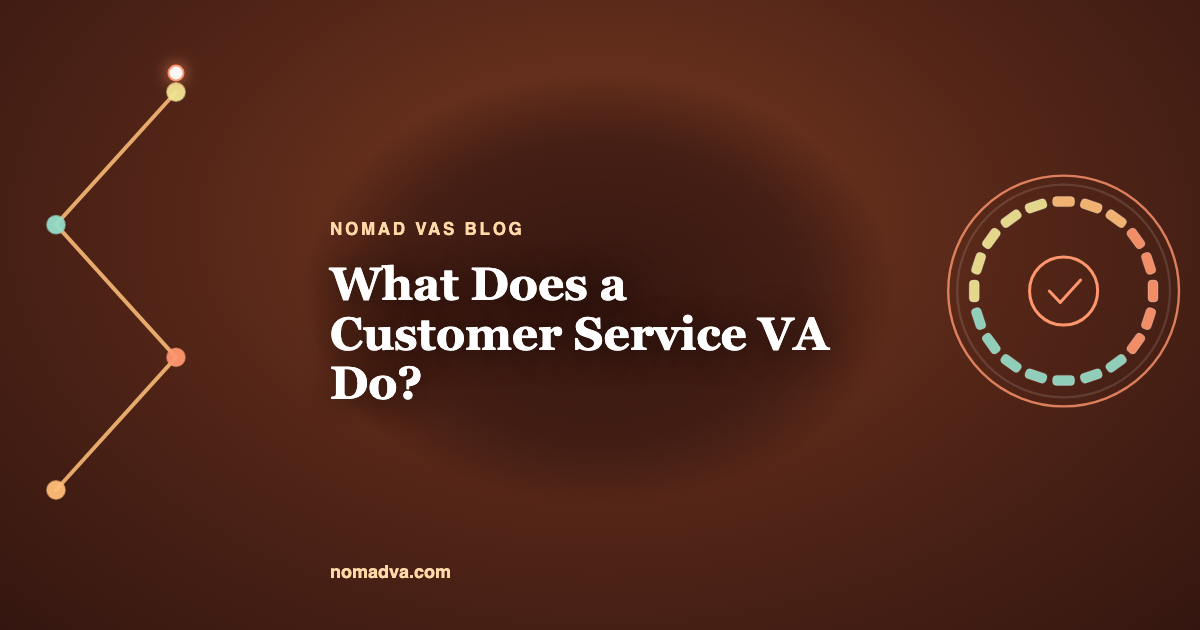 A customer service virtual assistant working the support queue across email, live chat, phone and social